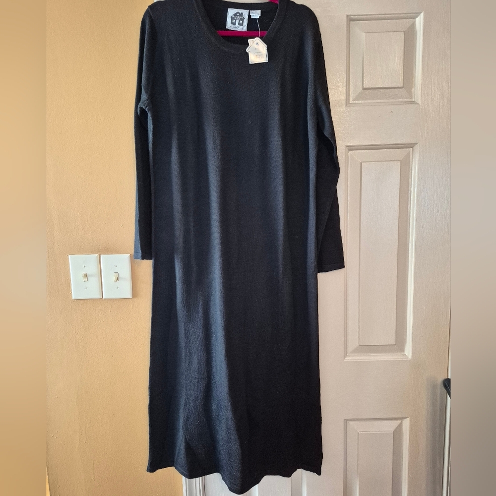 Storybook Knits Black Sweater Dress